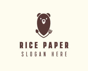 Bear Food Restaurant  logo design