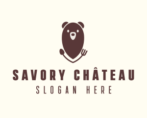 Bear Food Restaurant  logo design