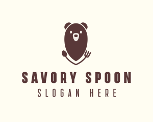 Bear Food Restaurant  logo design