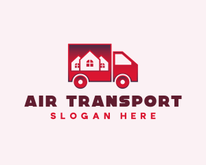 Moving Logistics Truck logo design