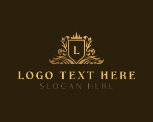 Elegant Luxury Shield logo