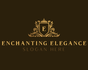 Elegant Luxury Shield logo design