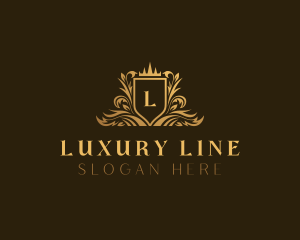 Elegant Luxury Shield logo design