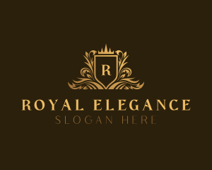 Elegant Luxury Shield logo design