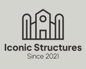 Warehouse Structure Building logo design