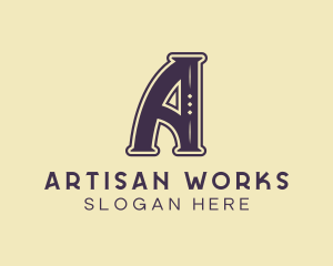 Elegant Antique Artisanal logo design