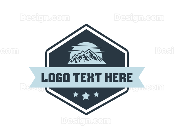 Mountain Nature Badge Logo