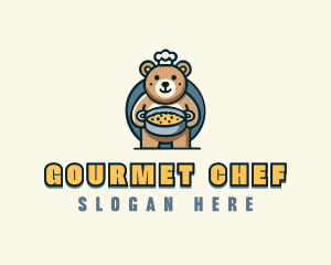 Cooking Bear Chef logo design