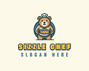 Cooking Bear Chef logo design