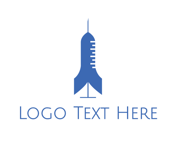 Rocket logo example 3
