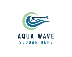 Water Splash Pressure Washer  logo design