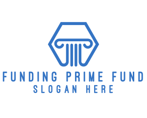 Financing Pillar Column logo design