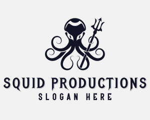 Mythical Squid Creature  logo