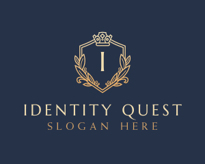 Luxury Shield Crown logo design