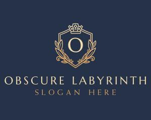 Luxury Shield Crown logo design