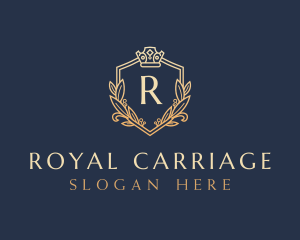 Luxury Shield Crown logo design