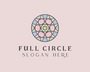 Beauty Mandala Circle logo design