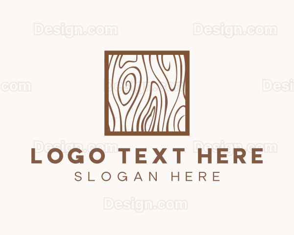 Wood Grain Texture Logo