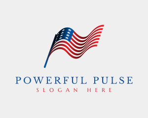 USA American Flag logo