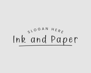 Handwriting Business Brand logo