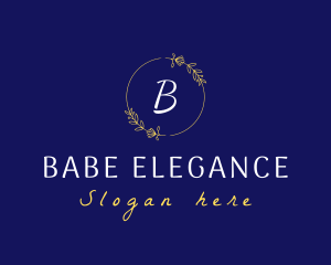 Elegant Wreath Lifestyle Boutique logo design