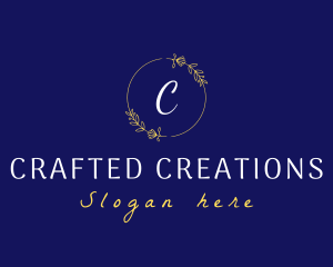 Elegant Wreath Lifestyle Boutique logo design