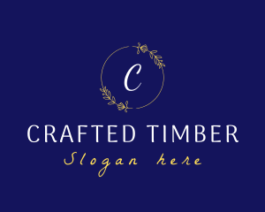 Elegant Wreath Lifestyle Boutique logo design