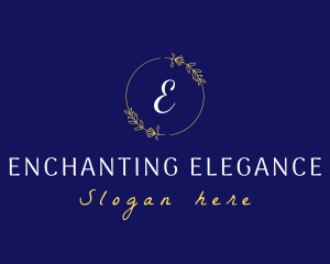 Elegant Wreath Lifestyle Boutique logo design