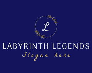 Elegant Wreath Lifestyle Boutique logo design