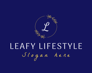 Elegant Wreath Lifestyle Boutique logo design