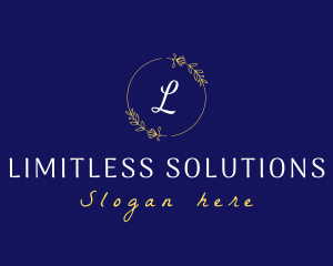 Elegant Wreath Lifestyle Boutique logo design