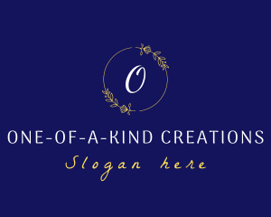 Elegant Wreath Lifestyle Boutique logo design