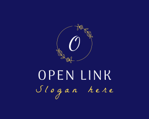 Elegant Wreath Lifestyle Boutique logo design