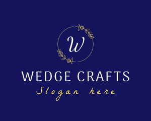 Elegant Wreath Lifestyle Boutique logo design