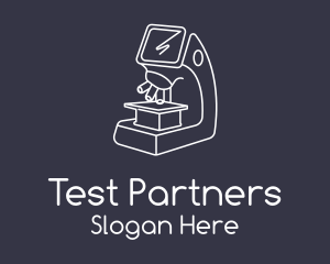 Science Microscope Laboratory logo