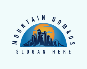 City Mountain Tour logo design