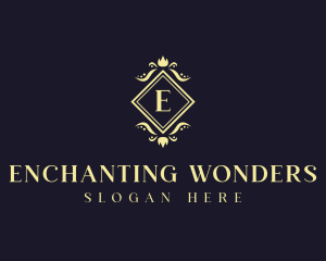 Floral Wedding Planner Decor logo design