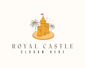 Resort Sand Castle logo design