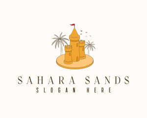 Resort Sand Castle logo design