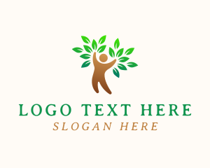 Eco Human Tree logo