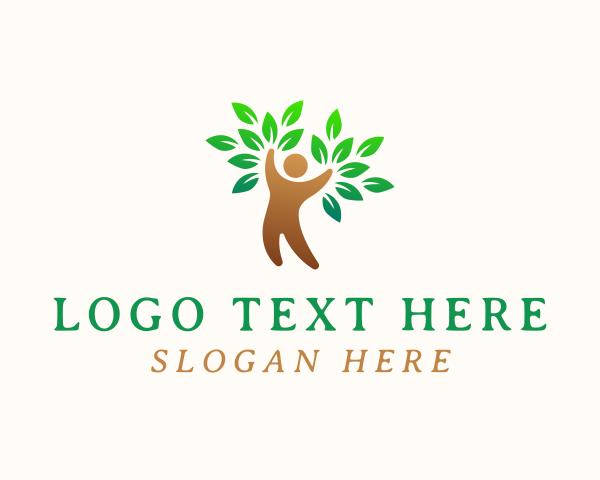 Vegetarian logo example 1