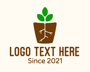 Root Pot Plant logo