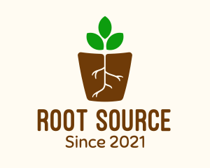 Root Pot Plant logo
