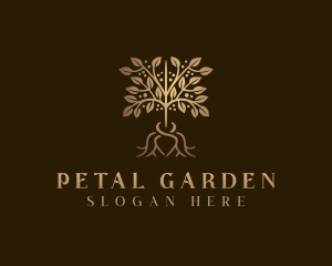 Environmental Botanical Tree  logo design