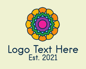 Multicolor Flower Pattern logo