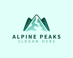 Alpine Mountain Summit logo design