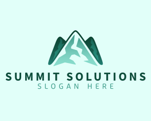 Alpine Mountain Summit logo design