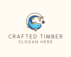 Seafood Fish Fishing logo design