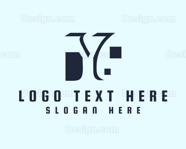 Digital Tech Letter Y Logo