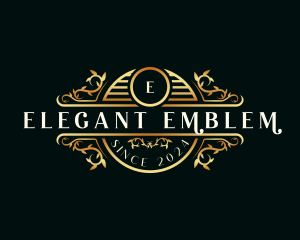 Elegant Luxury Ornament logo design